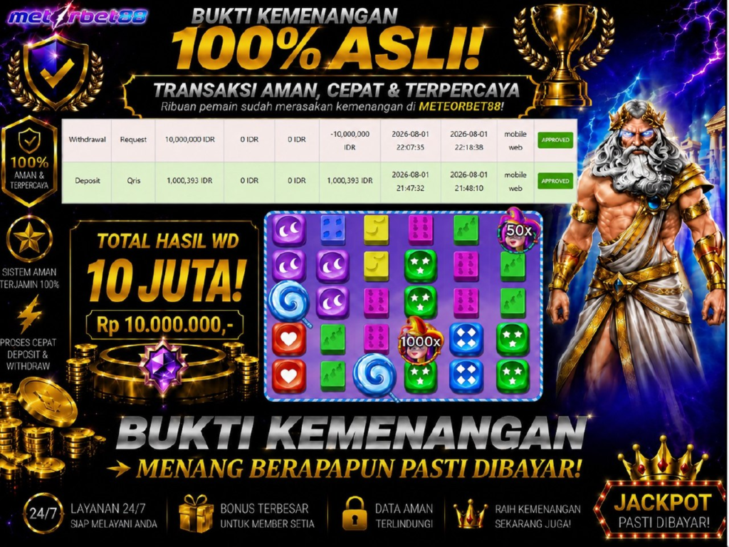 Kemenangan Sweet Bonanza 1000 Dice Rp10 Juta: Momen 1000x yang Mengubah Permainan Kemenangan Sweet Bonanza 1000 Dice Rp10 Juta: Momen 1000x yang Mengubah Permainan