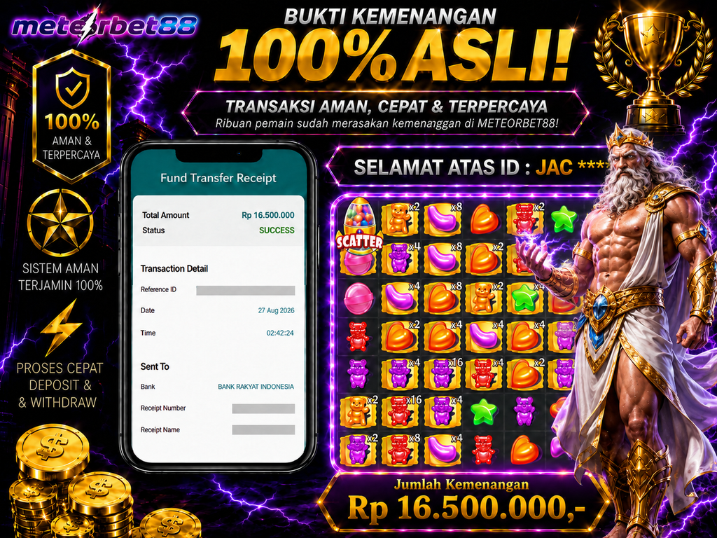 Kemenangan Slot Rp16,5 Juta: Catatan Permainan dan Proses WD Terbaru